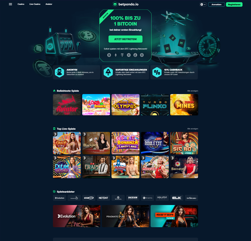 Betpanda Casino Erfahrungen und Bewertung [ 2024 ]