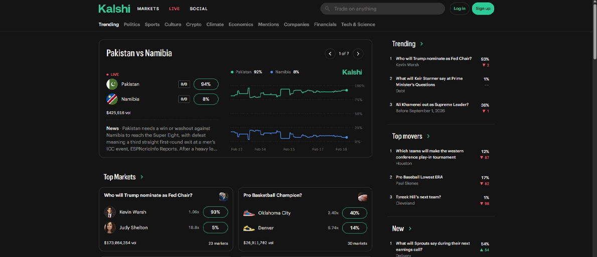kalshi platform screenshot