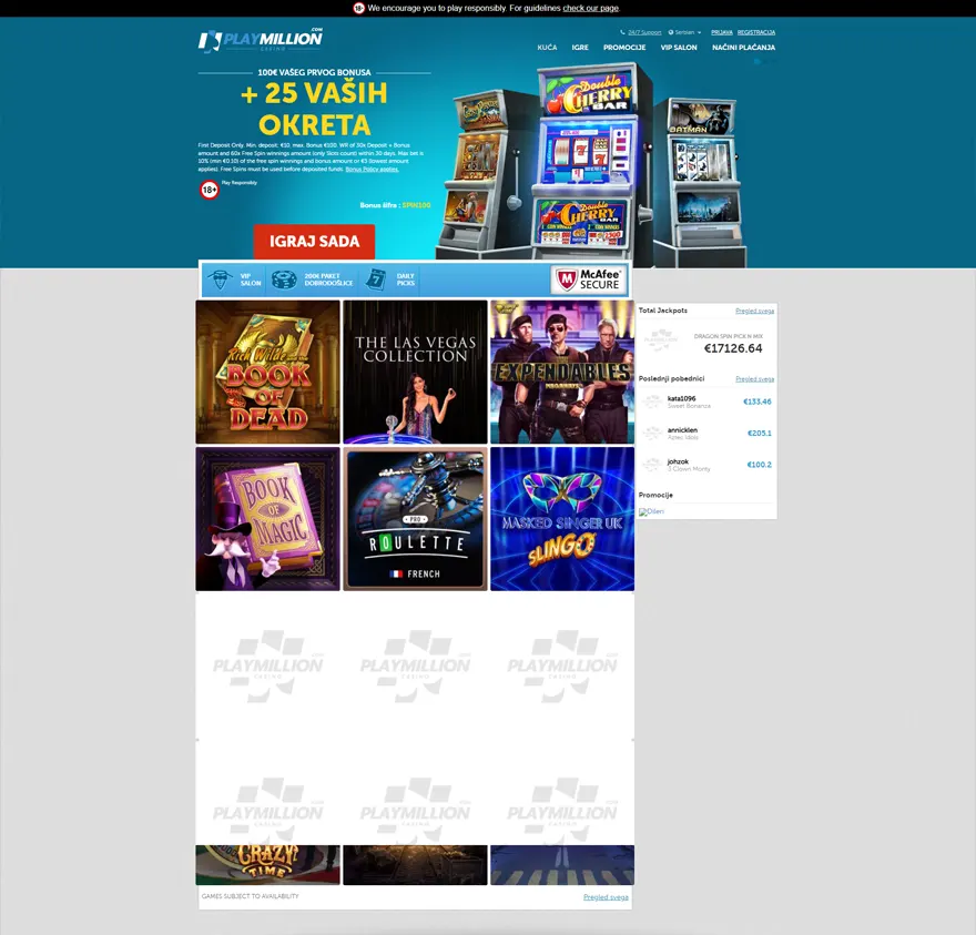 PlayMillion Casino